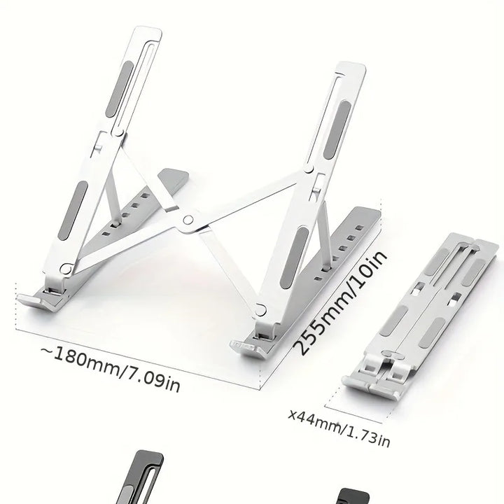 N3 Desktop Portable Aluminum Alloy Laptop Stand Foldable Heightened For iPad Bracket Notebook Metal Cooling Base In Stock