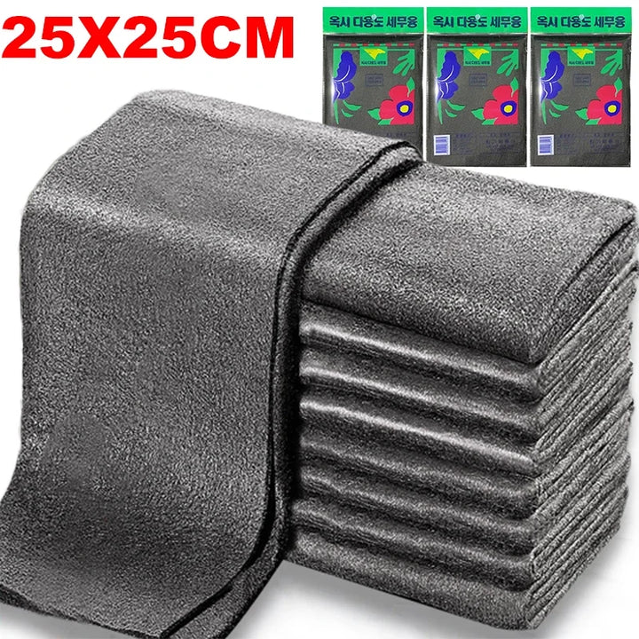New Thickened Magic Cleaning Glass Cloth Streak Free Reusable Microfiber Cleaning Cloth All-Purpose Towels for Windows Glass