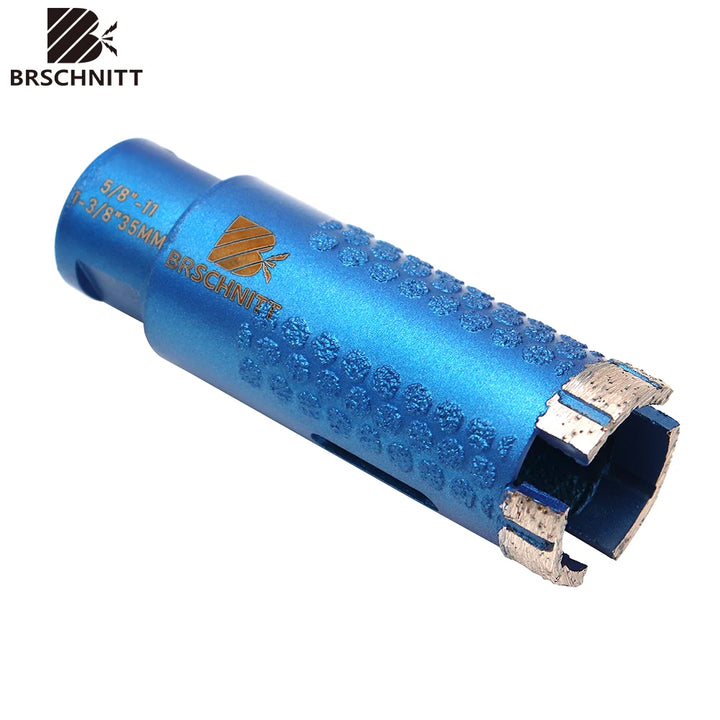 BRSCHNITT 1pc/2pcs 35mm 5 8 Thread Diamond Laser Welded Dry Drilling Bit Porcelain Tile Cutter Hole Saw For Granite Marble Stone