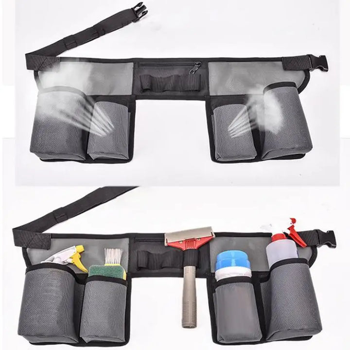 Cleaning Kit Fanny Pack Gardening Tool Waist Bag Waist Apron With Pockets Cleaning Supplies For Housekeeping Cleaning Caddy
