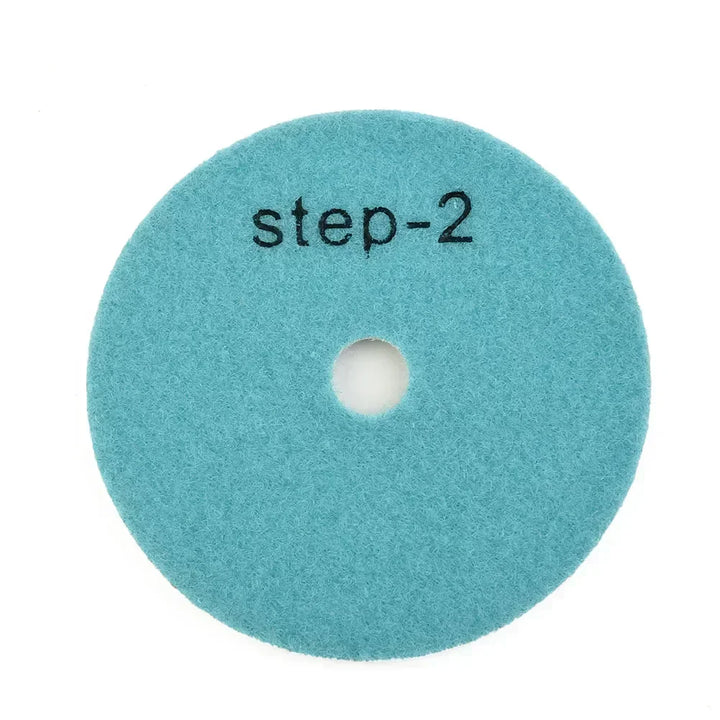 1PC 3 Step Grit Polishing Pads  Wet/Dry Buff Disc Water Grinding Pad  4 Inch 100mm For Polishing Granite Concrete Stone Marble