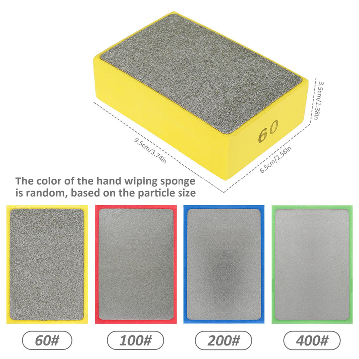 Diamond Polishing Pads Kit 4 Inch Polishing Wheel For Granite Stone Concrete Marble Polishing Tool Diamond Hand Polishing Pads