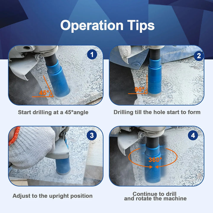 BRSCHNITT 1pc/2pcs 35mm 5 8 Thread Diamond Laser Welded Dry Drilling Bit Porcelain Tile Cutter Hole Saw For Granite Marble Stone