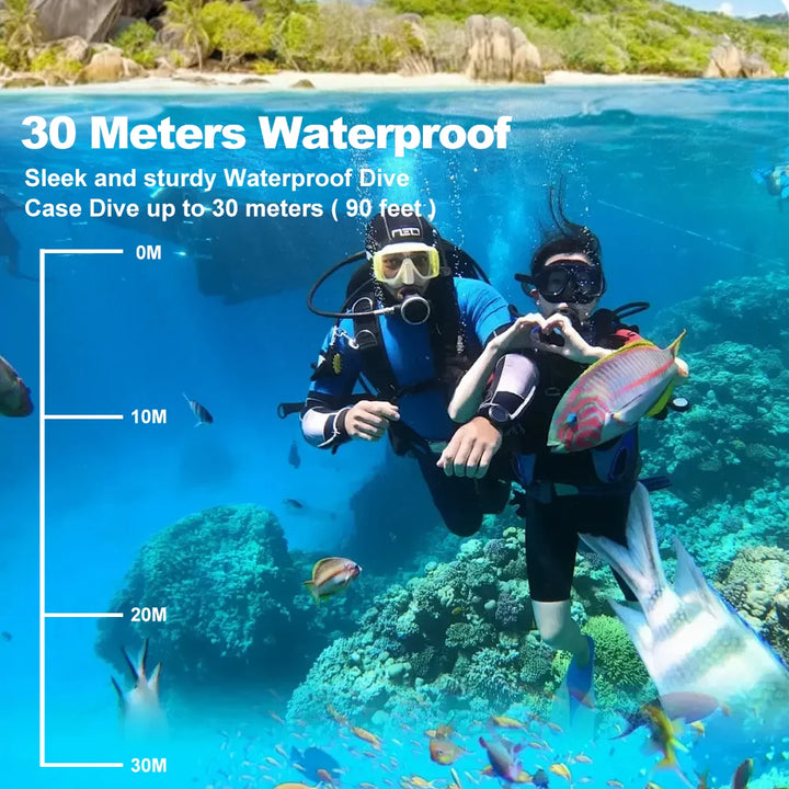 4K Action Camera WiFi 2.0" Screen 1080P/30FPS Waterproof Camera Helmet Video Recording Camera Sports Cameras Outdoor Mini Cam