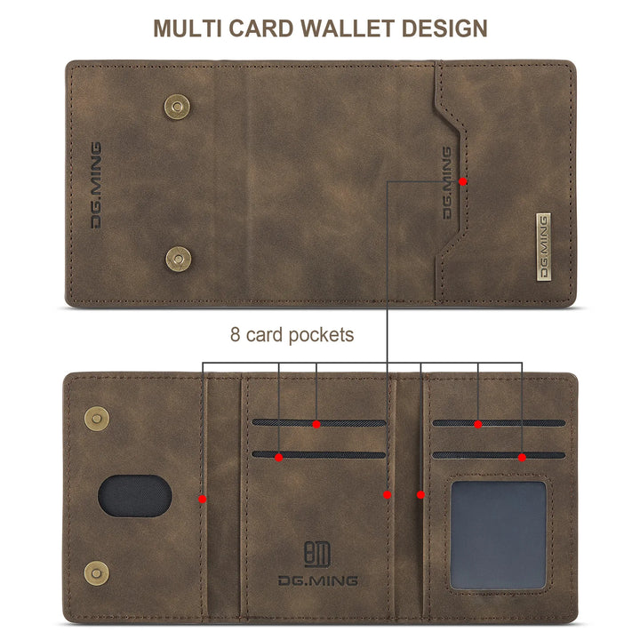 2 in 1 Detachable Back Cover For iPhone 16E 16 15 Plus 14 13 12 11 Pro Max Mini X XS Wallet Case with Card Holder Leather Pocket