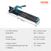 VEVOR Floor Tile Cutter Porcelain Ceramic Tile Cutter With Infrared Positioning Durable Single Rails Tile Cutters fit Beginner