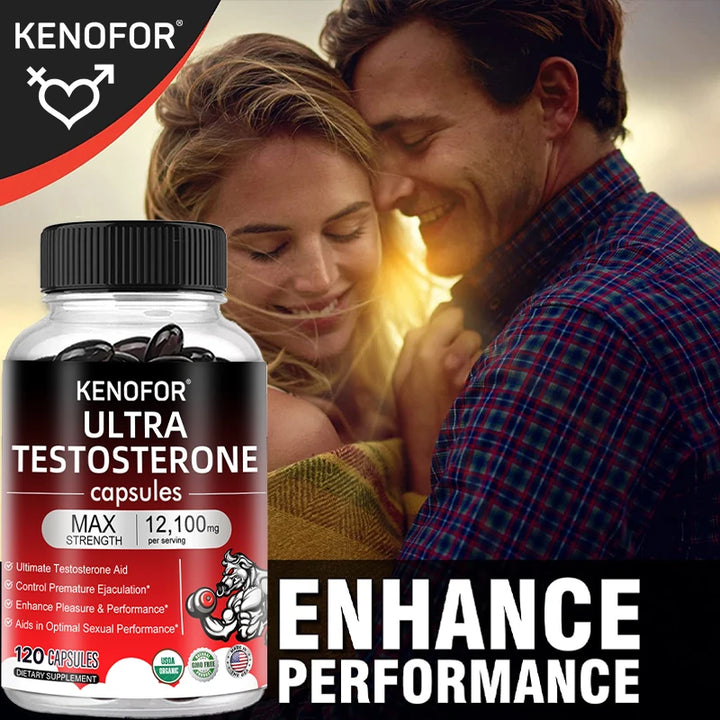 Male Strength Supplement - 12100mg Per Serving, Supports Energy, Endurance and Strength, Relieves Fatigue, Increases Muscle Mass